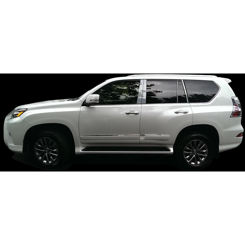 QAA PP10122 Stainless Steel Pillar Post Trim 4pc, Fits 2010-2020 Lexus GX460