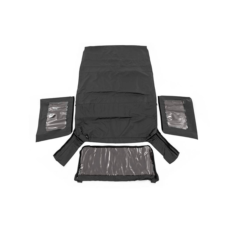 Soft Top | Replacement | Black | 4 Door | Jeep Wrangler Unlimited (07-09)