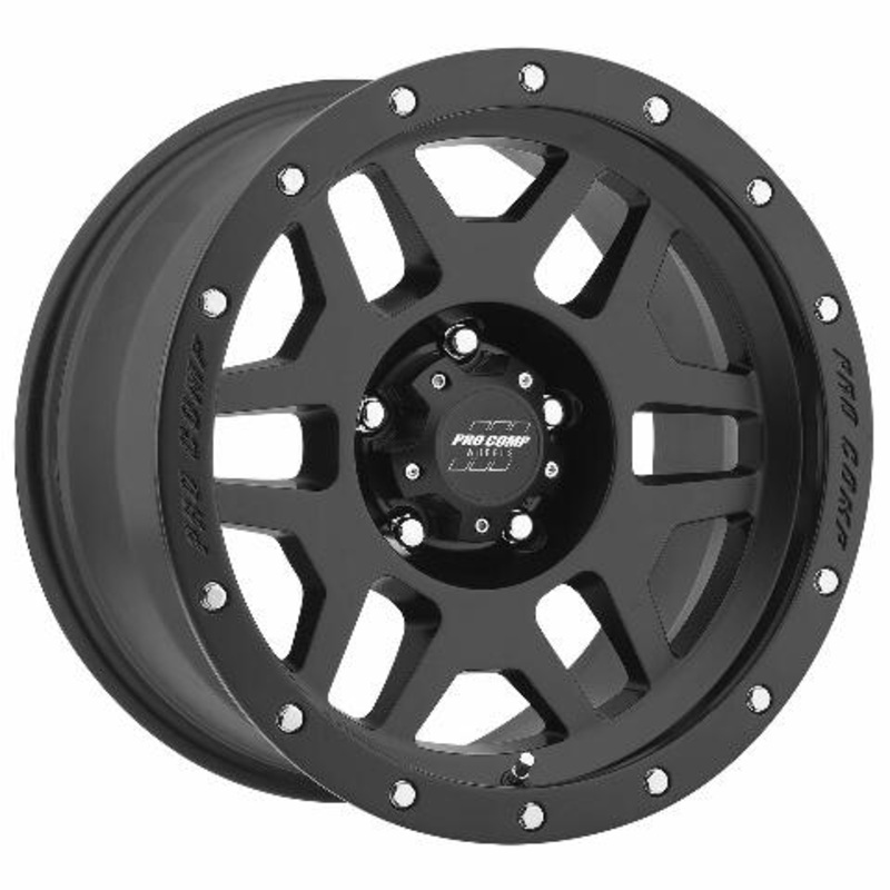 Pro Comp Wheels 5041-897350 Phaser Series 41 Satin Black Finish