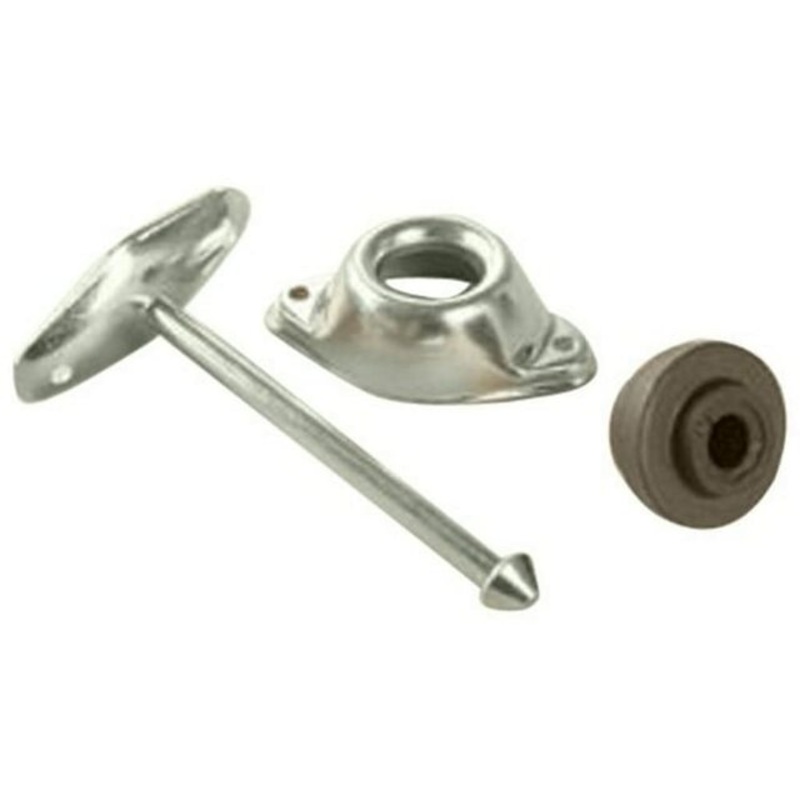 RV Designer E253, Entry Door Holder, Metal Plunger, 4-3/4 inch, Outside Hardware