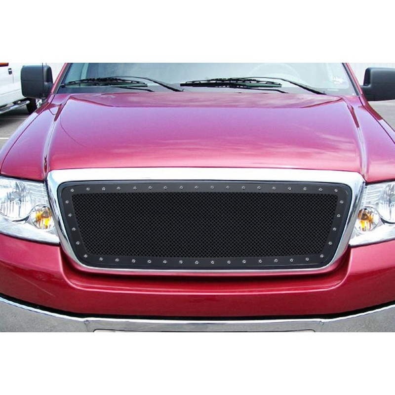 APS GR06LEC50H Main Upper Rivet Grille Fits 2004-2008 Ford F-150