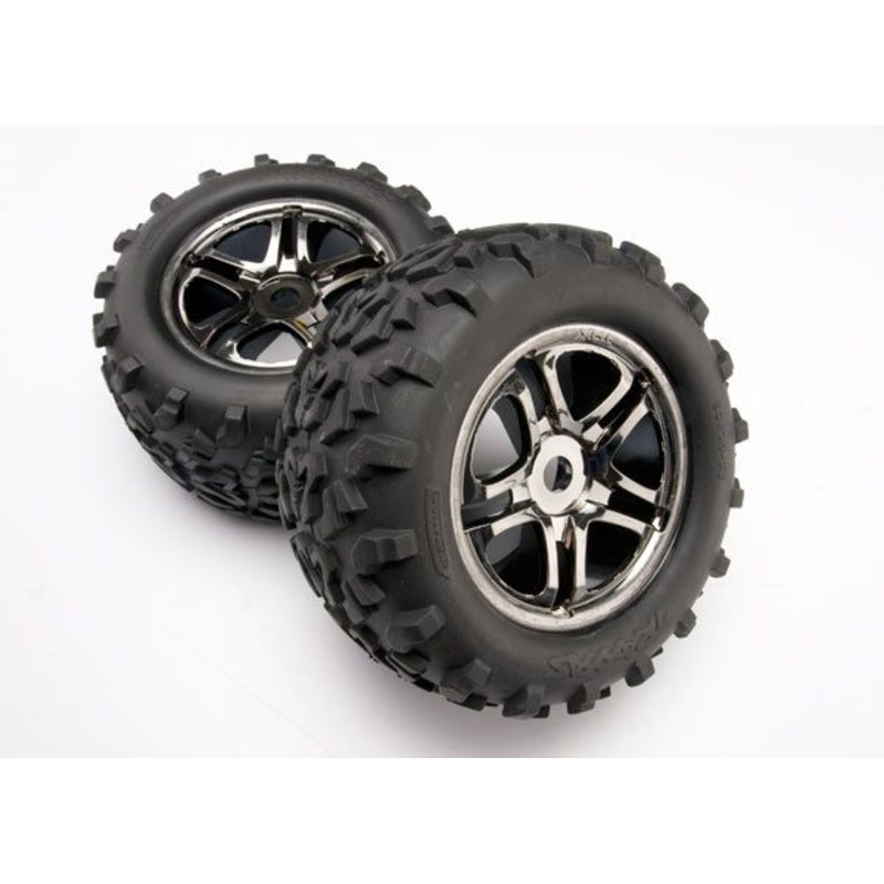 Traxxas T&W SS Black Chrome/Maxx Tire 6.3
