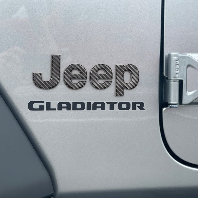 Tufskinz Driver/Passenger Emblem Overlays for Gladiator JT (2019-2024)