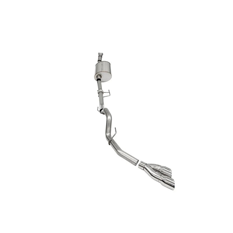 Corsa Performance – Sport / 3.0 in Cat-Back Single Side Exit | 2021-24 Ford F-150 3.5T EcoBoost (145.4″ WB)