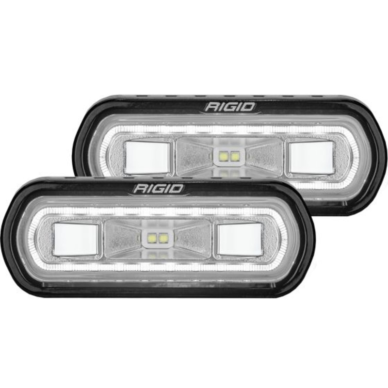 Rigid – SR-L Series Off-Road Spreader Pod White Halo | Pair