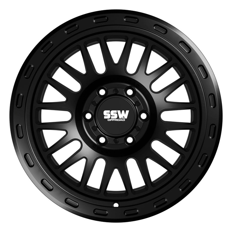 SSW Off-Road Griffon Wheel / Matte Black / 17X9.0 -25 (6 LUG)