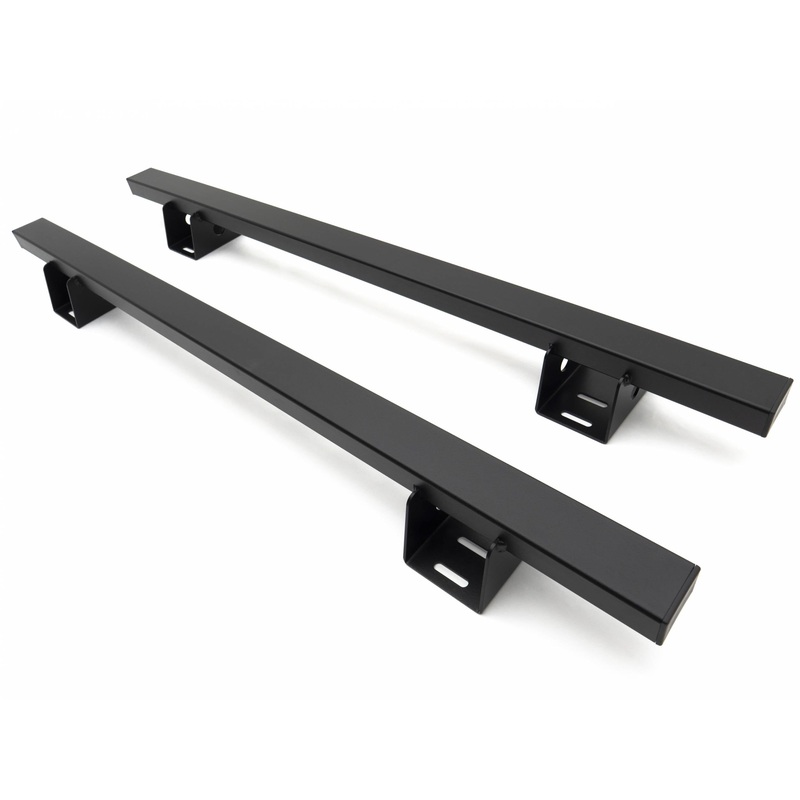 ZROADZ Z834011 Black Mild Steel Access Overland Rack Accessory Fits 2019-2023 Jeep Gladiator