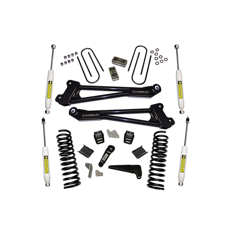4″ Lift Kit – 13-18 Ram 3500 4WD – Diesel – Replacement Radius Arms w/ SL Shocks K144
