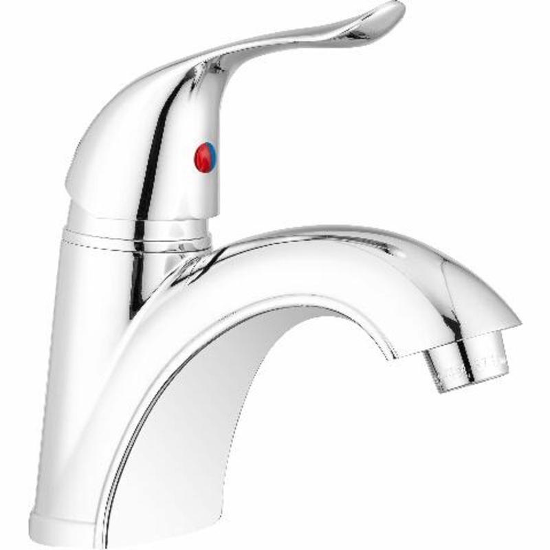 Dura Faucet DF-NML202-CP RV Single Handle One Hole Bathroom Faucet (Chrome)