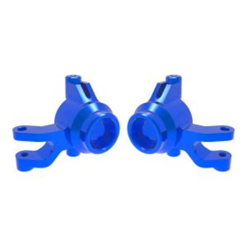 Traxxas Mini Maxx Aluminum Steering Blocks Blue