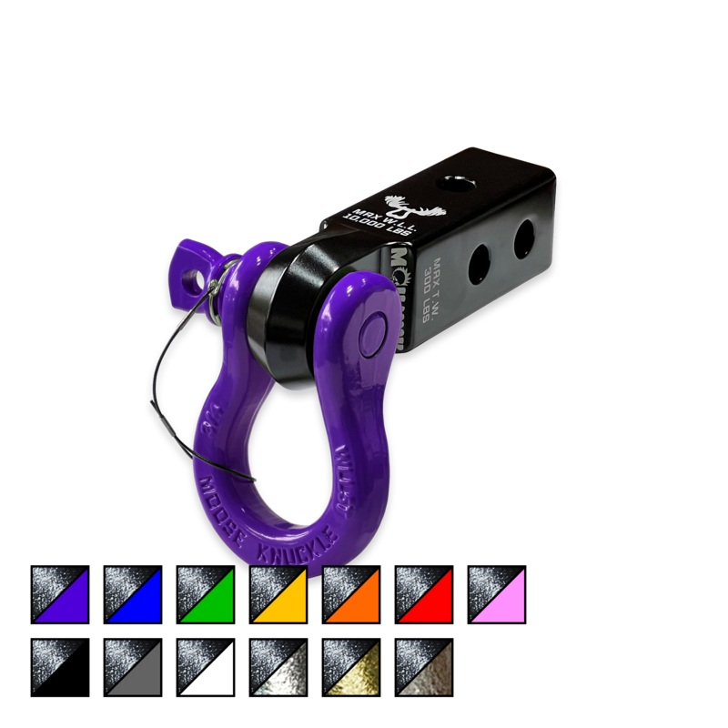 Black B’oh 3/4 Spin Pin Shackle and  Black Mohawk 2.0 Receiver Combo