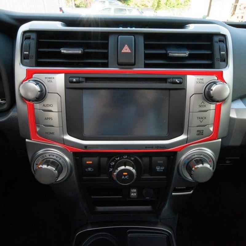 Tufskinz Outer Radio Display Accent Trim For 4Runner (2014-2024)