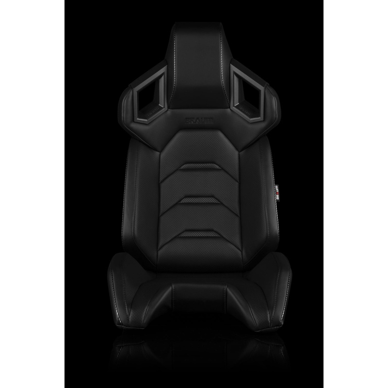 Universal BRAUM ALPHA-X SERIES RACING SEATS (BLACK)  PAIR