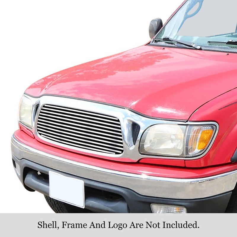 APS GR20HEC65S Main Upper Stainless Steel Billet Grille Fits 2001-2004 Toyota Tacoma
