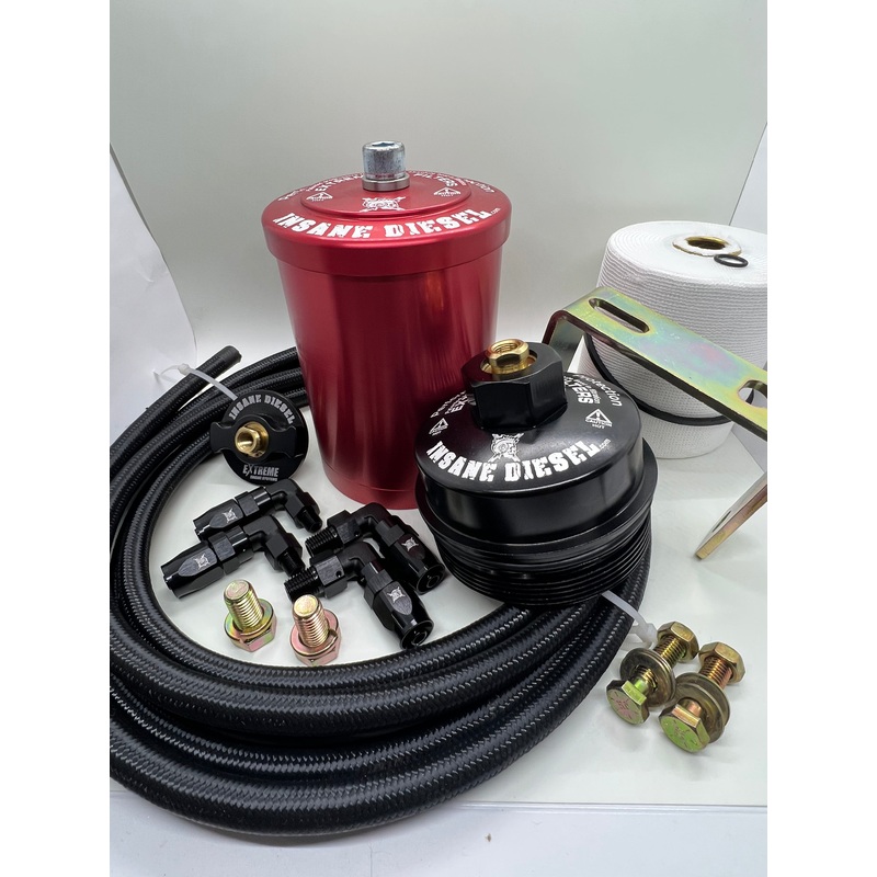 Ford 6.0L Power Stroke Bypass Oil Filter Frame Mount Kit