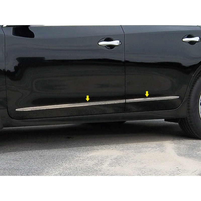 Nissan Altima 2013-2015, 4-door, Sedan (4pc Stainless Steel Body Side Molding Accent) AT13550 QAA