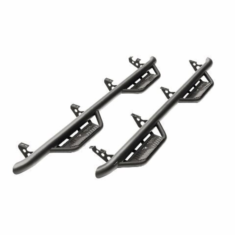 RealTruck Podium SS Steps Compatible with Colorado/Canyon | Cab Length, Stainless Steel, Polished | HPG1583CC-SS | Compatible with GMC/Chevrolet Canyon/Colorado Crew Cab, SRW Gas/Diesel 2015-2022