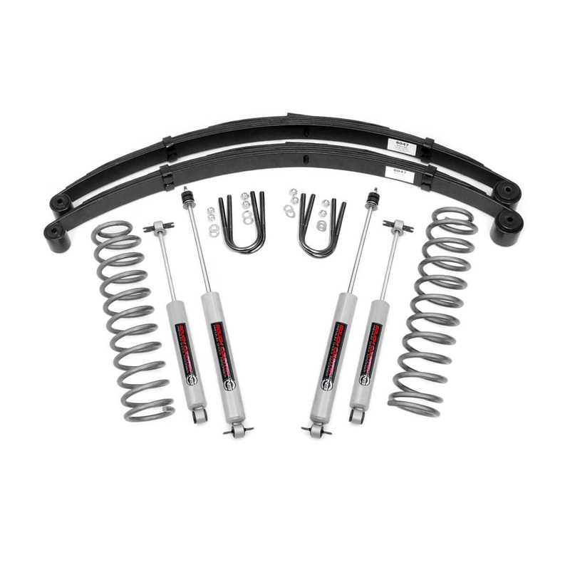 3 Inch Lift Kit | RR Springs | Jeep Cherokee XJ 2WD/4WD (1984-2001)