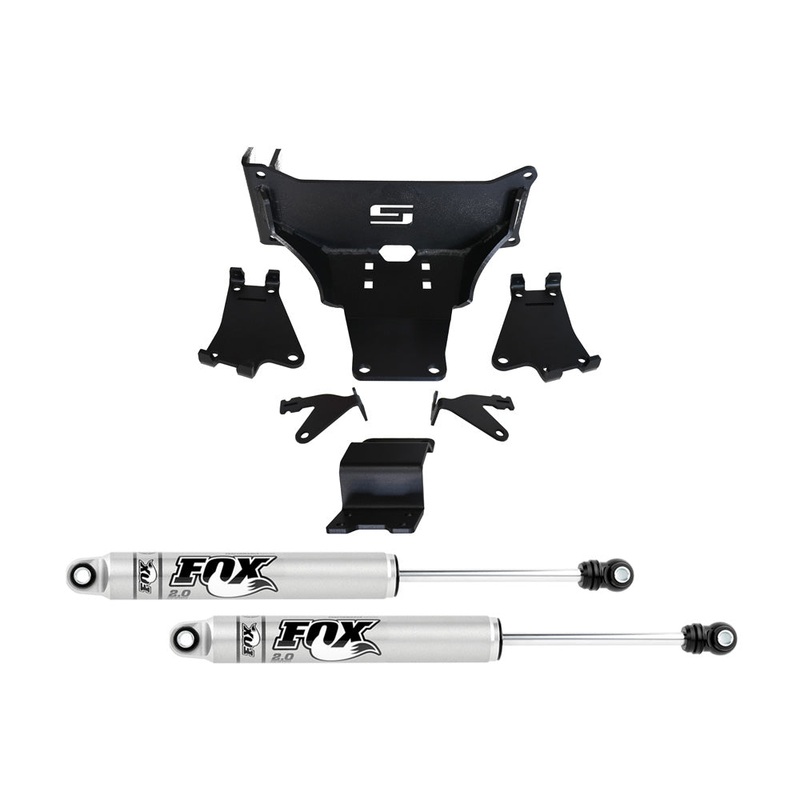 Dual Steering Stabilizer Kit-w/ Fox 2.0 Shocks-05-22 F250/350 4WD-No Lift Req 92743