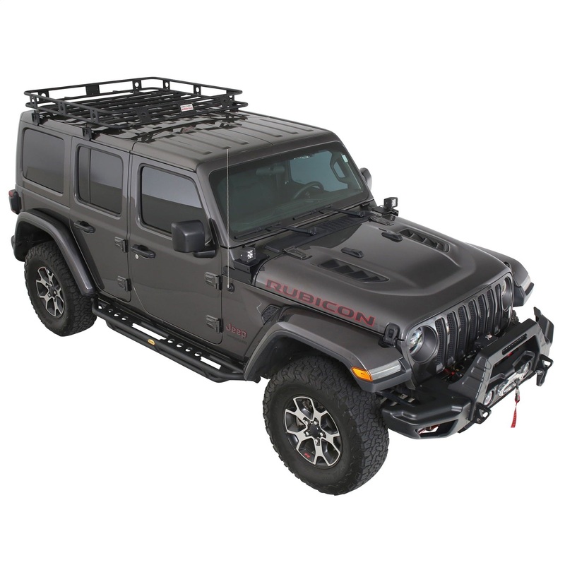 Smittybilt 45454JL Defender Roof Rack Fits 18-20 Wrangler (JL)