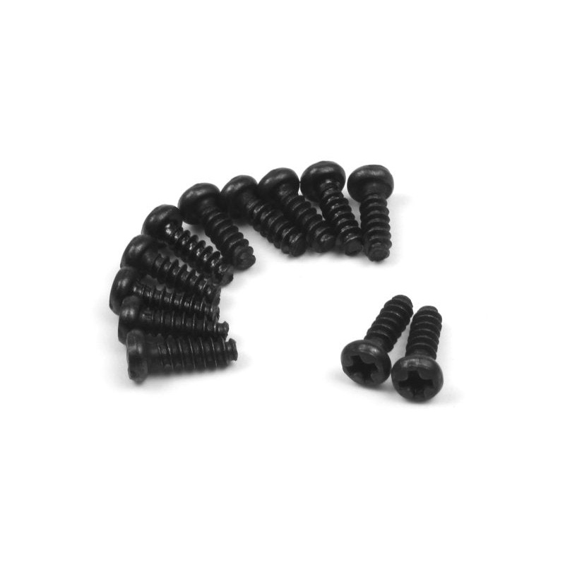 BlackZon Pan Head Self Tapping Screws PBHO2.6x8mm (12pcs)