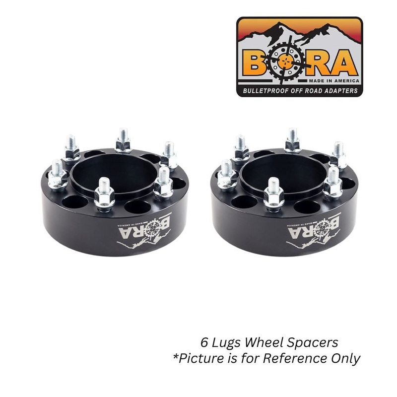 BORA 2004-2014 Chevrolet Colorado Aluminum 1.75″ Wheel Spacers  (Bolt Pattern 6×139.7 / Hub Bore 100.5) (Sold by Pair)