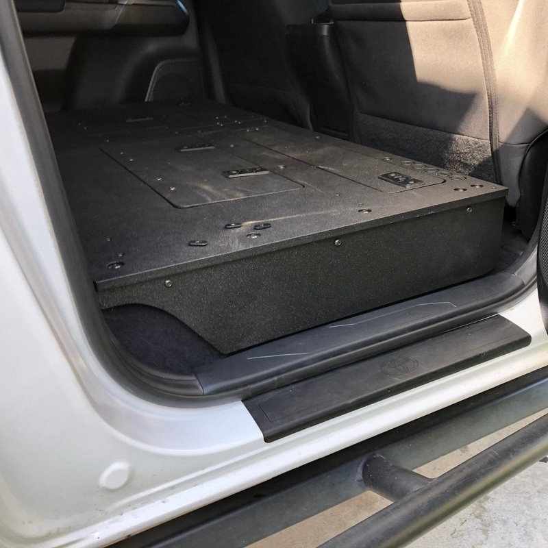 Goose Gear Second Row Seat Delete Infill Panels for Double Cab Tacoma (2005-2023)