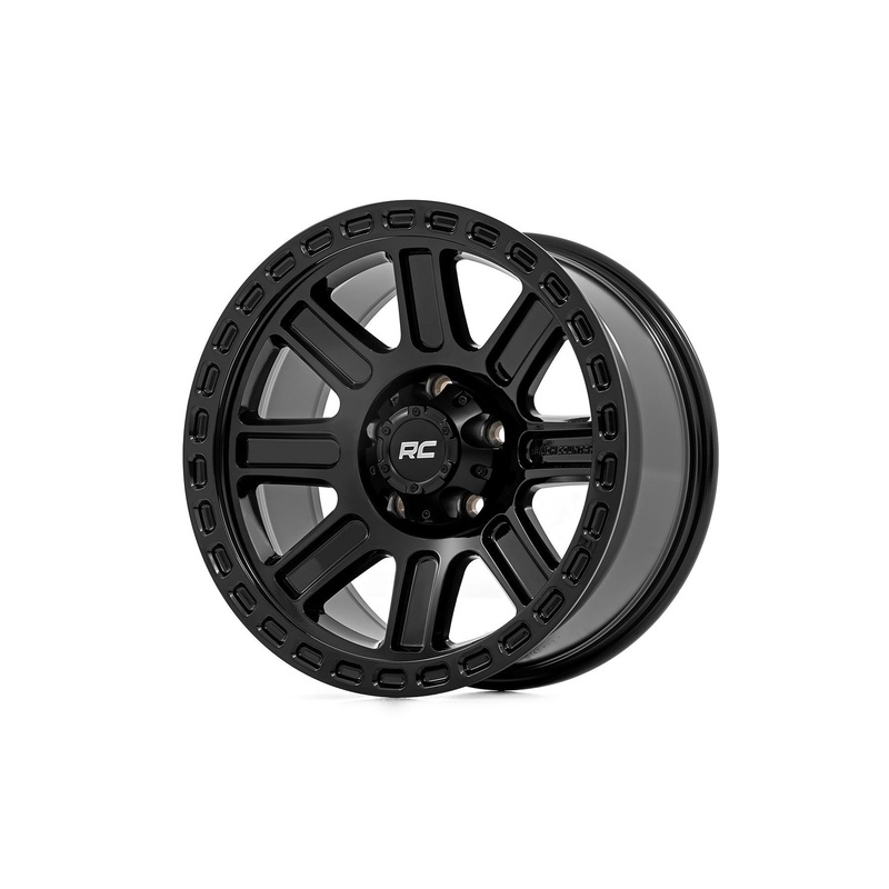 Rough Country 84 Series Wheel | Gloss Black | 18×8.5 | 5×4.5 | +0mm