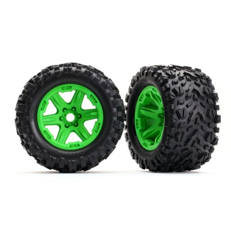 Traxxas T&W Green Wheel/Talon EXT 17mm TSM