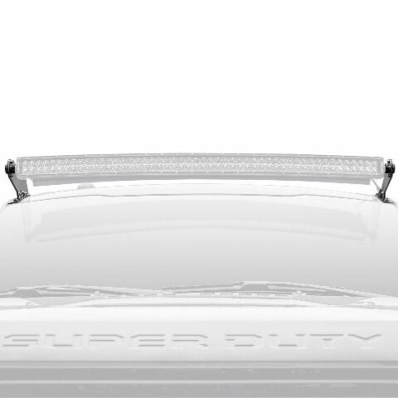 ZROADZ Front Roof LED Mounting Bracket – Compatible w/ 2017-2022 All Ford F-250, F-350, F-450, F-550 – to Mount (1) 52″ or Similar Style Straight LED Light Bar (Not Included) – PN #Z335171