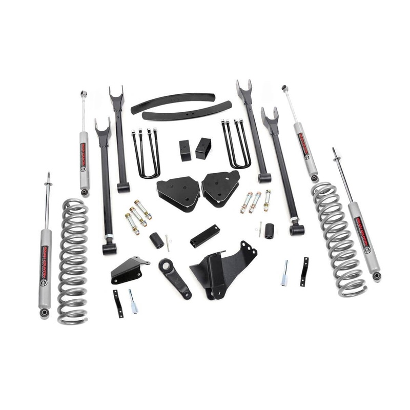 6 Inch Lift Kit | Gas | 4-Link | No OVLDS | Ford F-250/F-350 Super Duty (05-07)