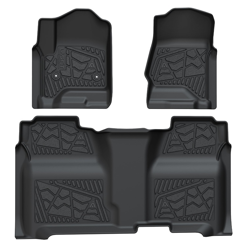 Fit for 2014-2018 GMC Sierra 1500 Floor Mats, Fit Carpet Floor & Without 4*4 Shifter Only