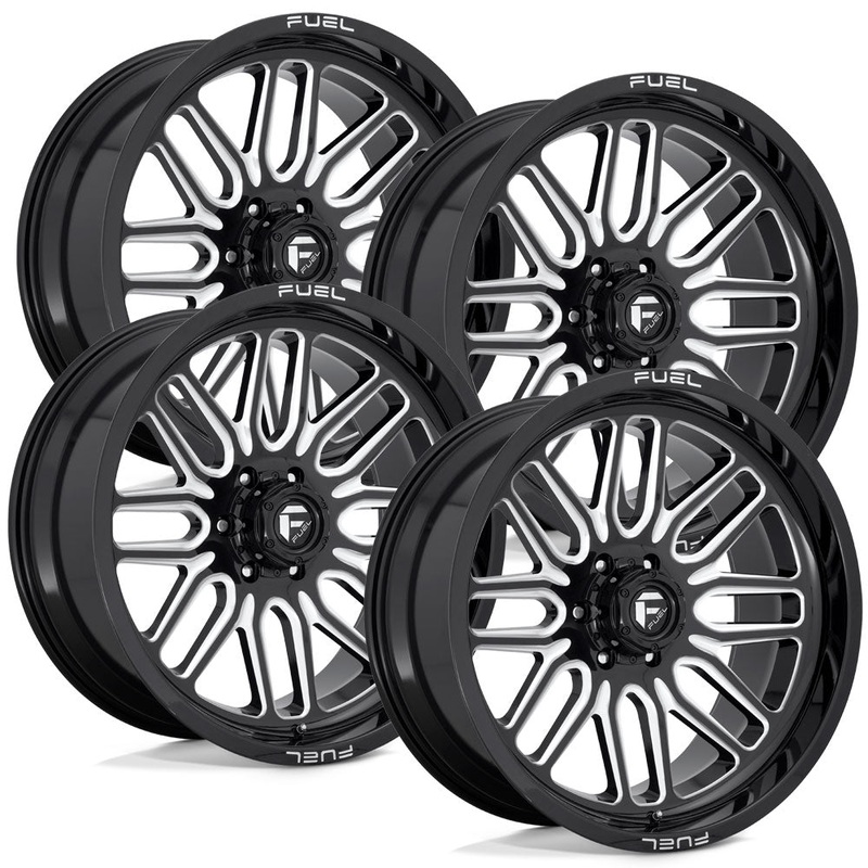 Fuel Ignite D662 Black Aluminum Chevy / GMC SRW Wheel Kit (8×180)