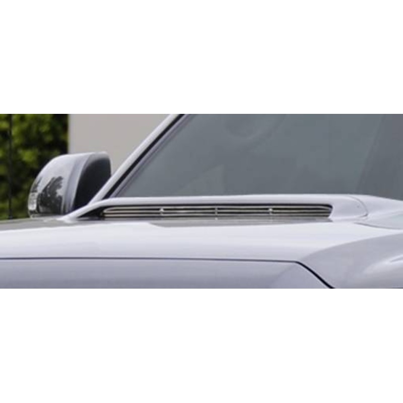 T-REX Grilles 20939 Polished Aluminum Horizontal Hood Scoop Fits 2012-2015 Toyota Tacoma
