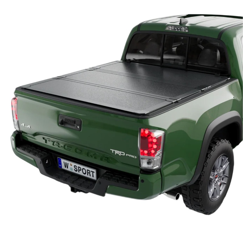 Tonneau Covers I WORKSPORT 2016-2025 Toyota Tacoma AL3 PRO Quick Latch Aluminum Trifold Hard Tonneau Cover