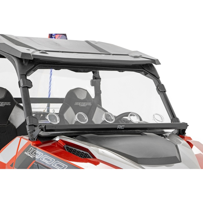 Vented Full Windshield | Scratch Resistant | Polaris General