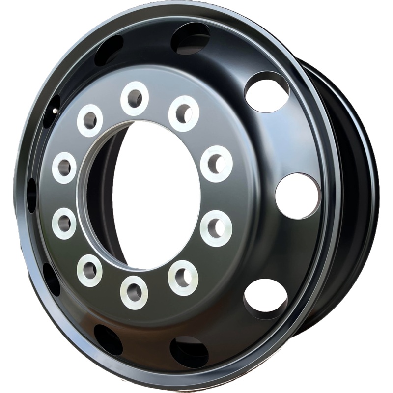 22.5×9.00 Northstar 10x285mm Black Hub Pilot Front