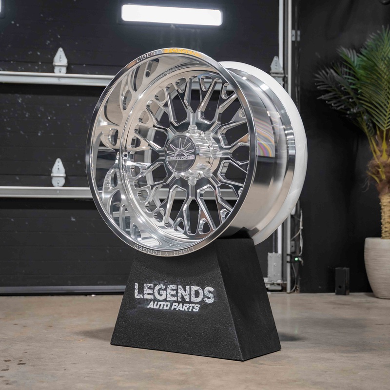 22×12 Liberty Forged LBTY17 – 8×180 Lug Pattern – Polished (Set of 4) (On the way!)