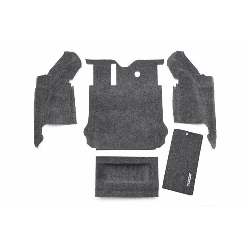 Bedrug – Jeep Cargo Kit | 2007 – 2010 Jeep Wrangler JK UNLTD 4 Door, Cargo Liner w/ Tailgate & Tub Liner | Grey – 5 pc. | BRJK07R4