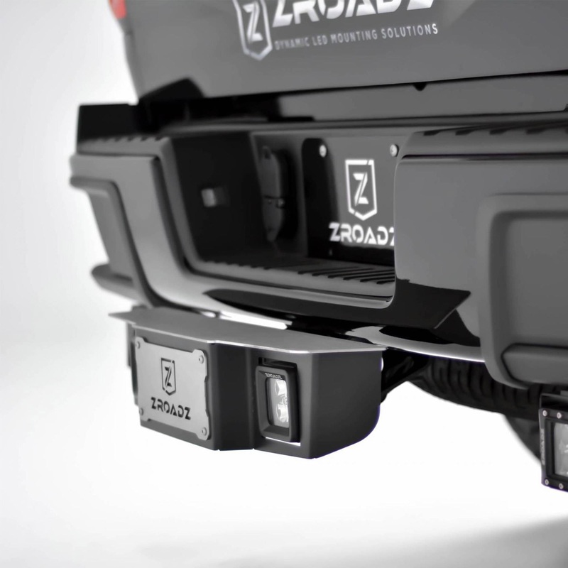 ZROADZ Z390010-KIT Black Mild Steel Stainless Steel  Hitch Step LED Kit