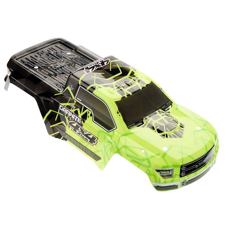 1/10 Painted Body, Green: Granite 4×4 Mega