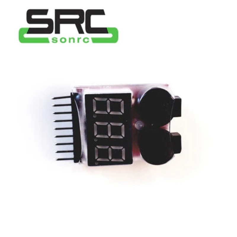 SonRC Low Voltage Buzzer Alarm & Voltage Tester 8S