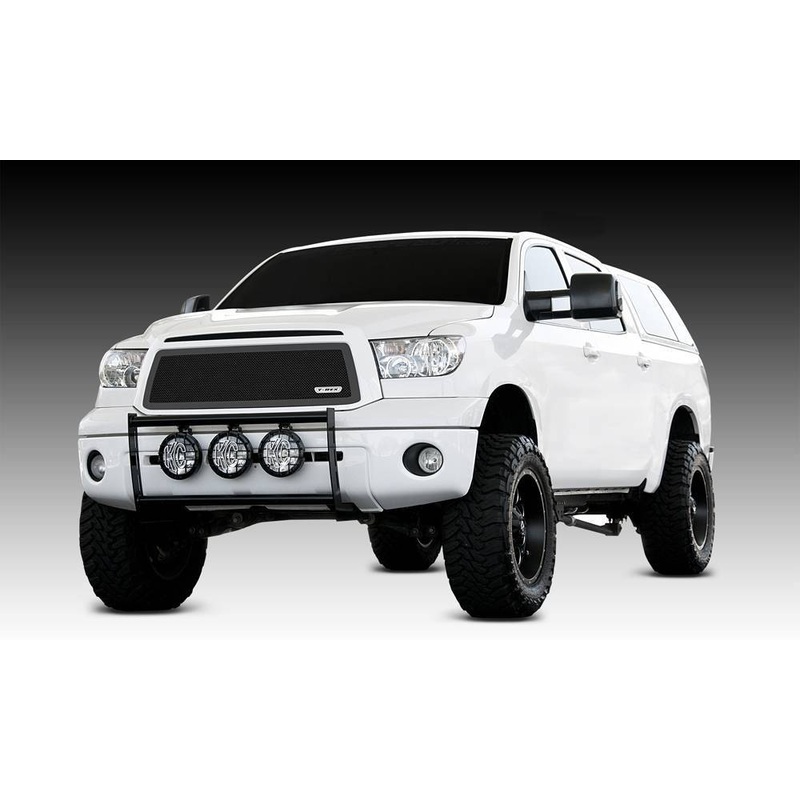 T-REX Grilles 51963 Black Mild Steel Small Mesh Grille Fits 2010-2013 Toyota Tundra