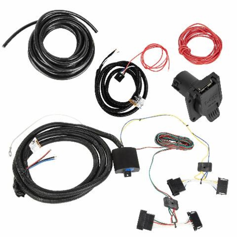 Tekonsha 22115 Custom Tow Harness 7 Way Tow Hitch Trailer Wiring Harness Kit, Short Circuit and Overload Protection, No Cutting or Splicing Required