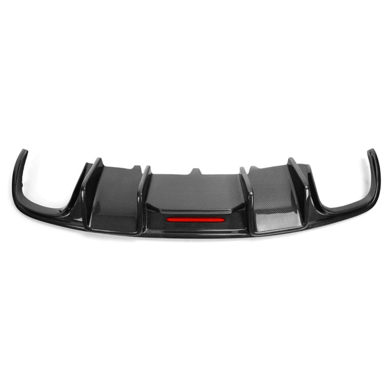 2013-2016 Audi A4/S4 Carbon Fiber KB Style Diffuser with LED Brake Light | B8.5 A4/S4