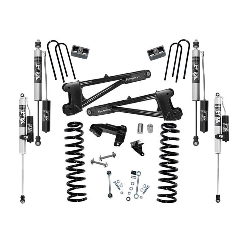4″ Lift Kit w/ FOX 2.0 Reservoir Shocks – 11-16 F250/350 4WD Dsl w/RepRadiusArms K987FX