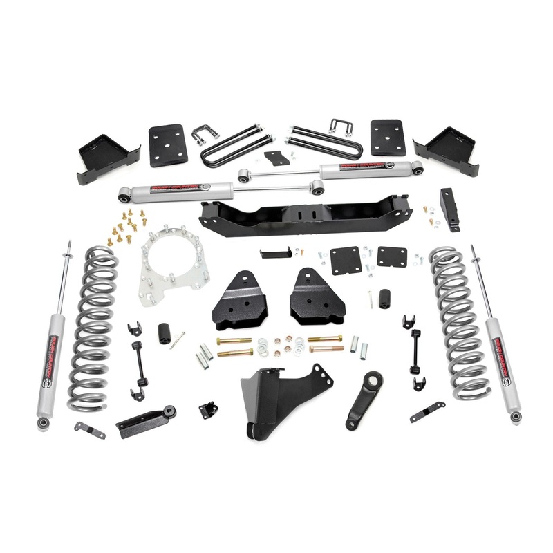 Rough Country 6 Inch Lift Kit Diesel No OVLD Fits Ford F-350 4WD 2017-2022