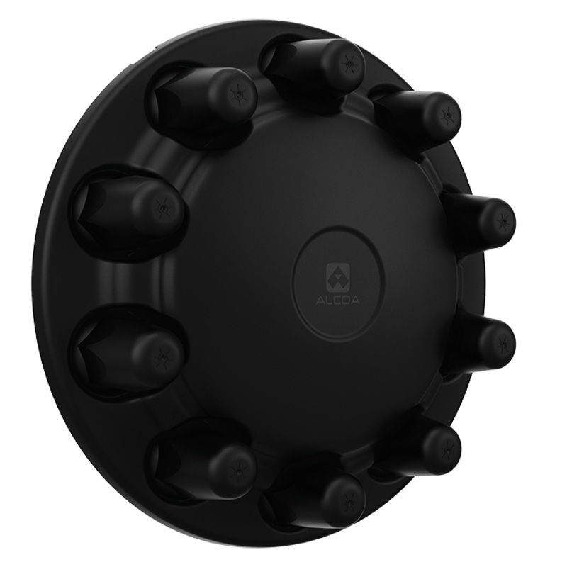 Aero Front Black Interlocking Hub Cover Kit