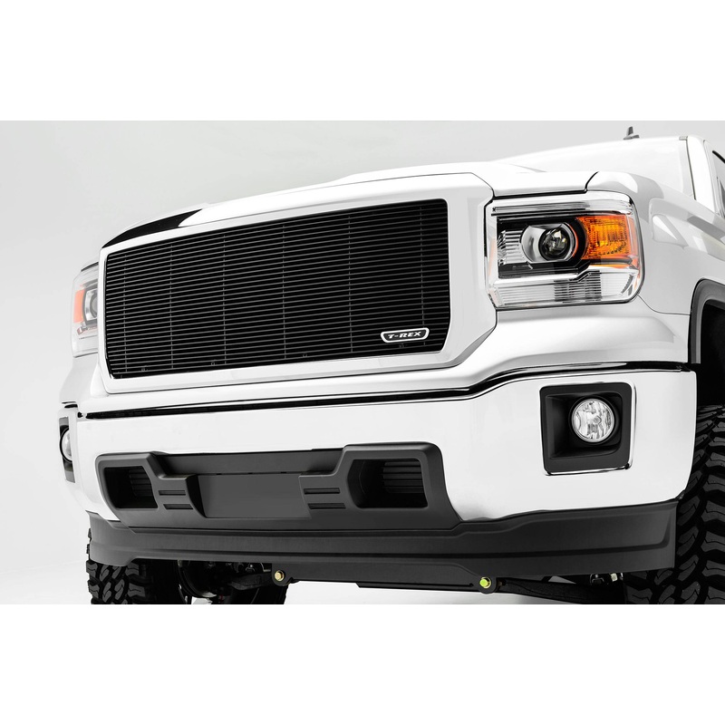 T-REX Grilles 20208B Black Aluminum Horizontal Grille Fits 2014-2015 GMC Sierra 1500