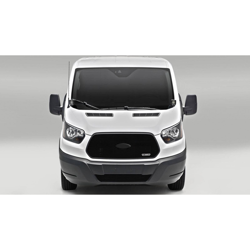 T-REX Grilles 6205751 Black Aluminum Horizontal Grille Fits 2016-2018 Ford Transit